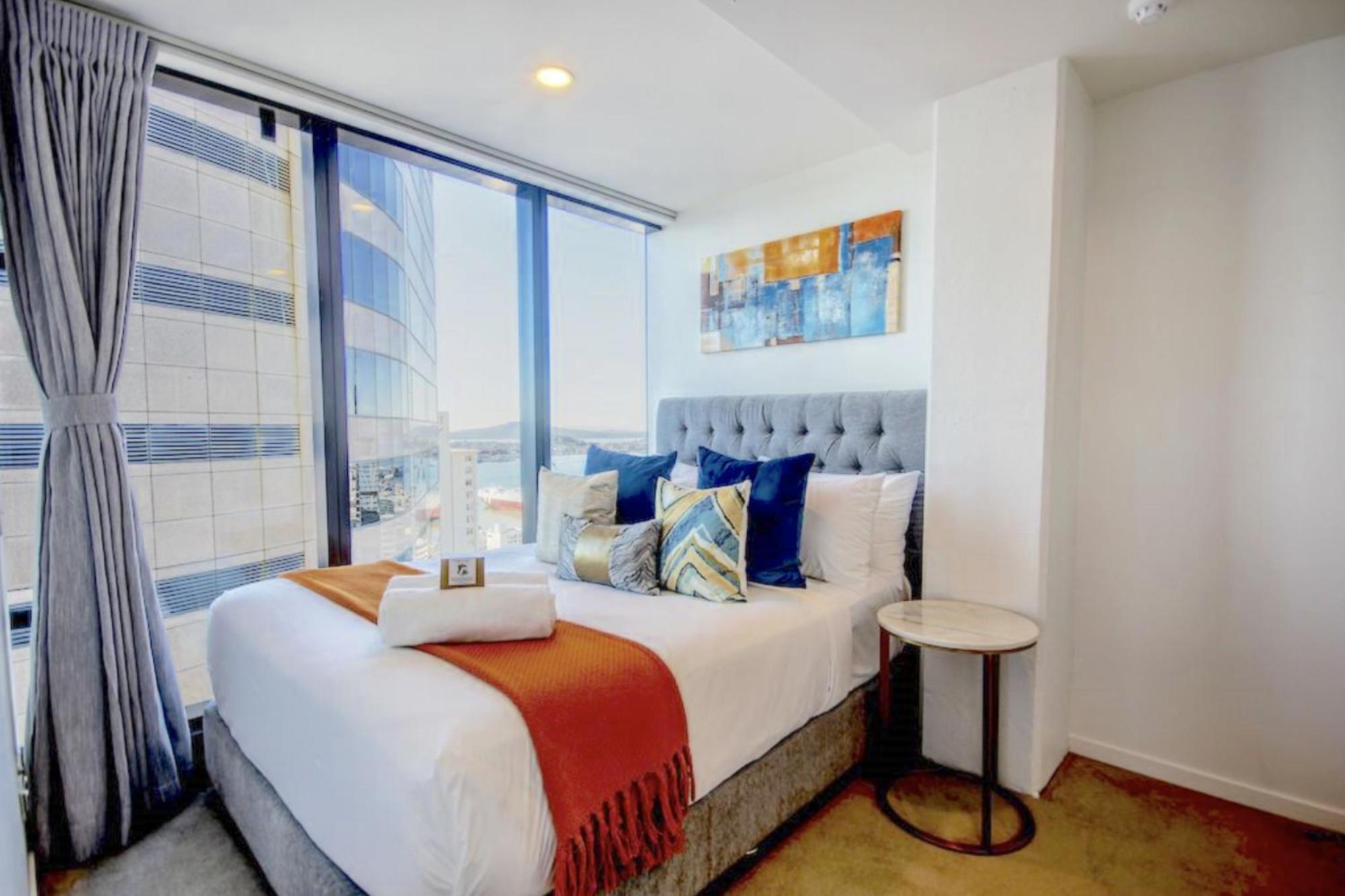 Top Floor Harbour View And Skytower View Apartment In Cbd أوكلاند المظهر الخارجي الصورة